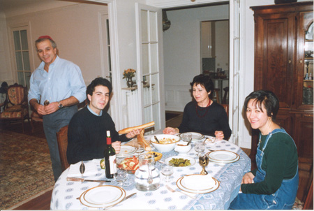 Diner chez les Amram.JPG (67740 bytes)